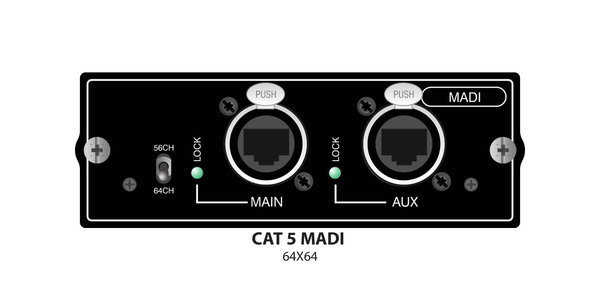 A520.005000SP CAT 5 DUAL PORT MADI (ORDER WITH CSB), FOR USE IN SI CONSOLE EXPANSION SLOT ONLY